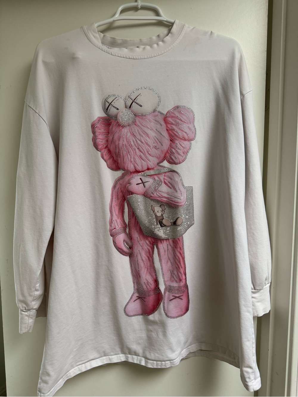 Pink Graphic Long Sleeve Tee
